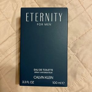 Eternity for Men Eau De Toilette Cologne by Calvin Klein, 3.3 FL OZ. New!